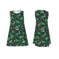 thumbnail image 7 of KLL Dino Christmas Party Pattern Womens Summer Dresses 2025,Loose Round Neck Sleeveless Sundresses Tank Dresses with Pockets, 7 of 7