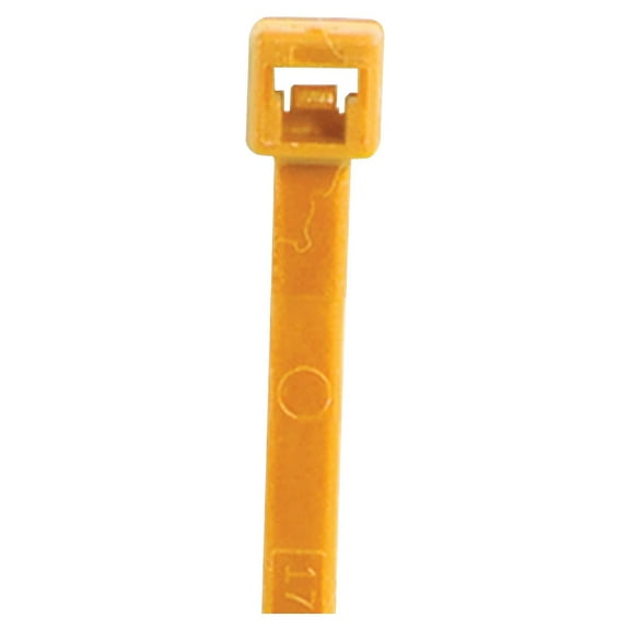 Partners Brand Cable Ties,Fluorescent Orange,18,PK1000 CT422H