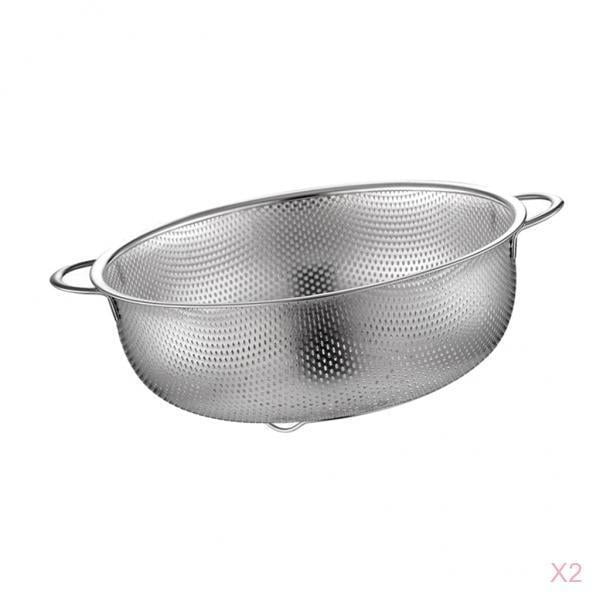 2 Uds., Colador de de , Colador, de Agua, Contenedor de Escurridor, 31,5 Cm