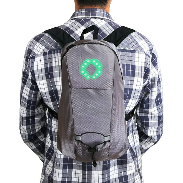 Mochila Con Luz Para Bicicleta Luz Trasera Para Bicicleta Fenytay