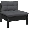 thumbnail image 3 of vidaXL Solid Pinewood Patio Lounge Set 9 Piece with Cushions Multi Colors, 3 of 47