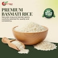thumbnail image 4 of NY SPICE SHOP Basmati Rice Long Grain - 3 Pound - Premium Aromatic White Rice for Cooking, Biryani, Pilaf & Curry - Fluffy Separate Grains Easy to Cook Rice, 4 of 7