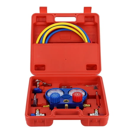 

New Manifold Gauge Set For R134A R12 Refrigerant Auto Service Set For Car Use