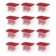 thumbnail image 1 of Sterilite Clear Christmas Light and Garland Holiday Storage Container (12 Pack), 1 of 6