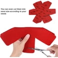 thumbnail image 1 of Protector de sartenes y estufa, 12 piezas de protección Poele (3 tama?os), almohadillas intermedias separadas de primera calidad y superficies protectoras de su cocina para evitar rayas (estampado rojo) LingWen 8390606672711, 1 of 1