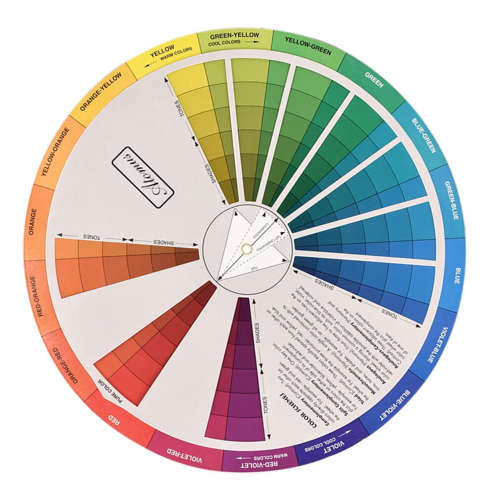 Creative Color Wheel Color Learning Rotation Wheel Color Board