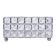 thumbnail image 1 of Crystal Tissue Box with Stainless Steel Base Sparkling Tissue Holder for Home Car Office, 1 of 7