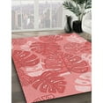thumbnail image 3 of Ahgly Company Machine Washable Indoor Rectangle Transitional Light Coral Pink Area Rugs, 8' x 10', 3 of 7