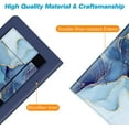 thumbnail image 7 of Fintie Stand Case for 6" Kindle Paperwhite (Fits 10th Generation 2018 and All Paperwhite Generations Prior to 2018) Premium PU Leather Sleeve Cover with Card Slot and Hand Strap, Ocean Marble, 7 of 7