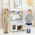 thumbnail image 4 of Gymax Vintage Play Kitchen Pretend Kids Cooking Playset Toys w/Water Dispense, 4 of 10