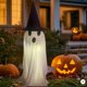 thumbnail image 1 of Lámpara Decorativa Fantasma de Halloween de 1,2 M, de Tela Blanca, Iluminada, con Pilas | Soporte Extensible, Adorno Colgante para Patio, Jardín, Fiesta, Interior y Exterior, Halloween, 1 of 6