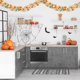 thumbnail image 5 of Decoraciones de Halloween y Acción de Gracias, Guirnalda Artificial de Hojas de Arce, Adorno de Calabaza Colgante de Ratán para Interiores, Decoraciones de Halloween y Navidad para el Hogar, Chimenea, 5 of 6