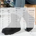 thumbnail image 4 of Snow Boots for Women Mid Calf Faux Fur Lined Side Zipper Boots Non Slip Warm Winter Cozy Outdoor Flat Shoes, 4 of 7