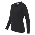 thumbnail image 2 of Gildan Heavy Cotton T-Shirt for Women Long Sleeve Scoop Neck Fit Cotton Shirt, 2 of 5