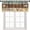 Farm-3, variant on Laundry Room Window Valance,Vintage Farmhouse Rustic Watercolor Hanging Clothes Laundry Windows Small Short Treatment Drapes for Living Room Kitchen 1 Piece,54x18 Inch