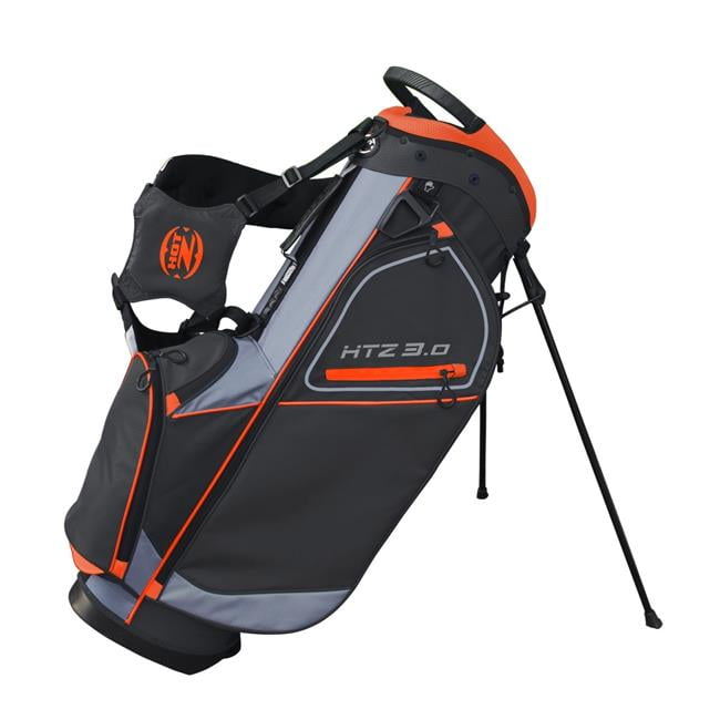 HotZ 3.0 Golf Stand Bag, Black, Orange & Gray
