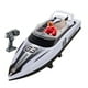 thumbnail image 3 of Barco de control remoto RC Barco de regalo Recargable con LED para Adultos Niños Lancha rápida Blanco, 3 of 9