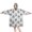 White Floral Skull, variant on Wearable Oversized Blanket,Red Skull Flower Cross Pattern Wearable Blanket Hoodie for Adults,Cozy Hooded Blankets with Super Pockets,Super Warm Fuzzy Pullover for Women & Men