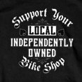 thumbnail image 2 of Hot Leathers GSB274 Men’s ‘Support Your Local Bike Shop’ Black Short Sleeve T-Shirt X-Large, 2 of 2