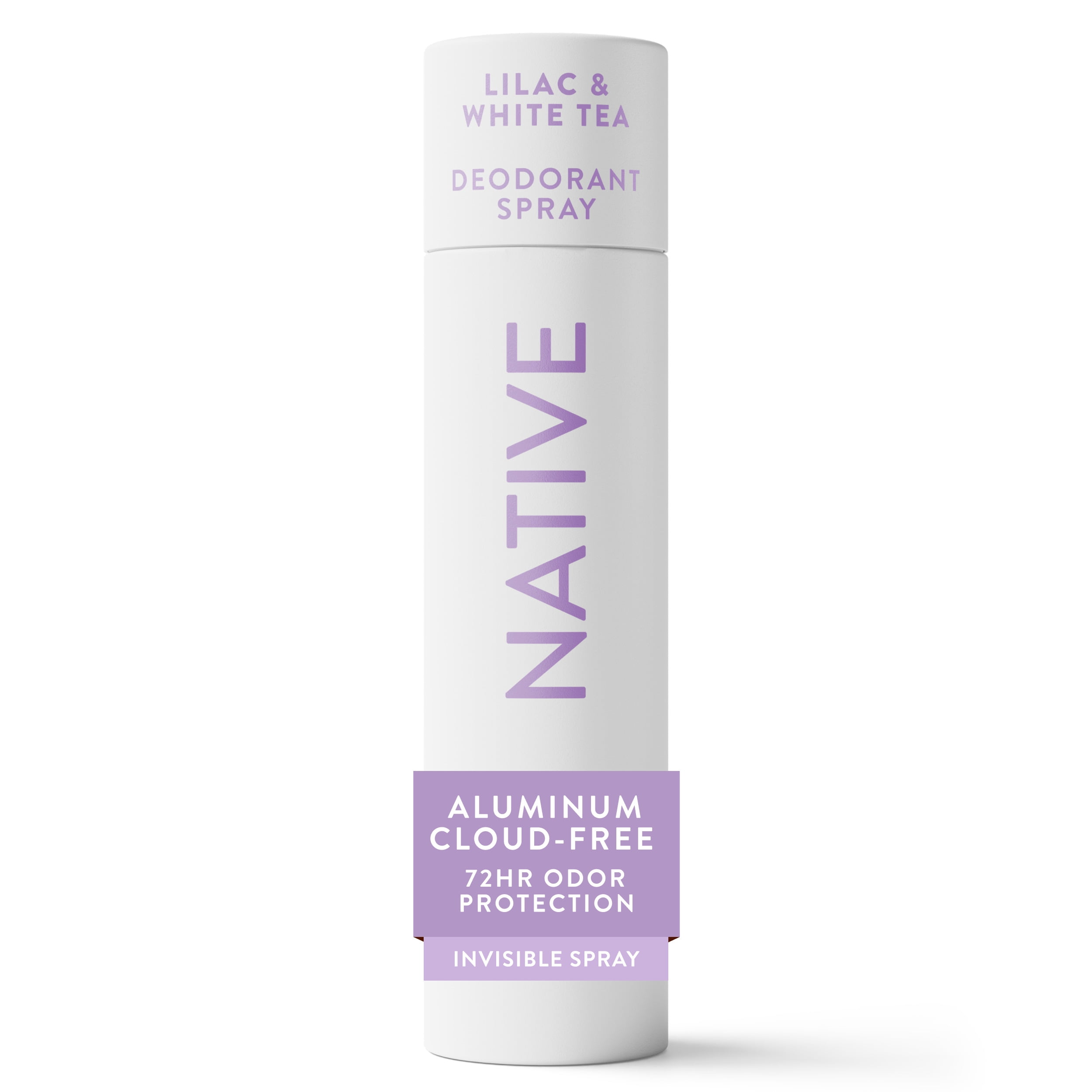 (2 pack) Native Deodorant and Body Spray, Lilac & White Tea, Aluminum-Free, for Women and Men, 3.5 oz