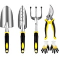 thumbnail image 1 of Juego de 5 piezas con espátula, jardinera, rastrillo, pala y desmalezadora Kit de herramientas de jardinería de acero inoxidable, 1 of 8