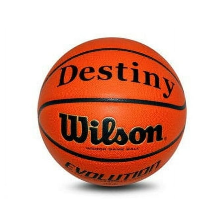 Name Your Ballz Customized Wilson Evolution Indoor Basketball, Size 7 (29.5")