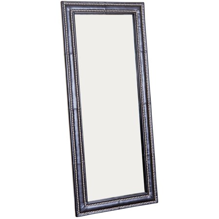 devon and claire halo leather nailhead floor mirror devon and claire halo leather nailhead floor mirror