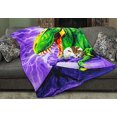 thumbnail image 4 of T-Rex Super Doux en Peluche Jeter Couverture, 4 of 4
