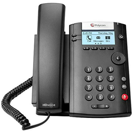 Polycom VVX 201 2-Line PoE Business Media Phone (2200-40450-025) - Power Supply Not (Best 2 Line Business Phone)