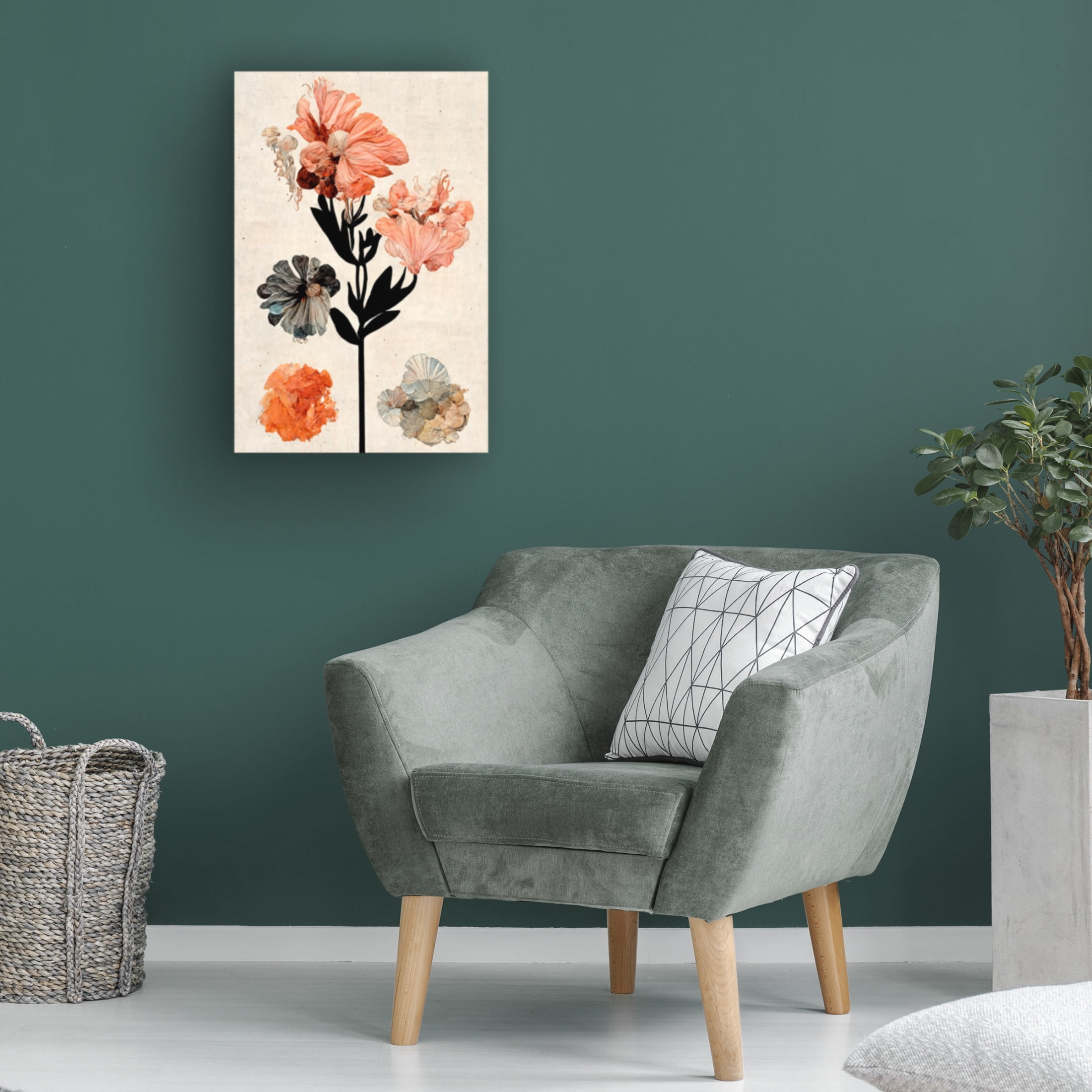Canvas Wall Art - Treechild 'Stribula Cosa' Wall Art for Living Room, Bedroom, or Office D?cor by Trademark Fine Art - 22 x 32 Inches