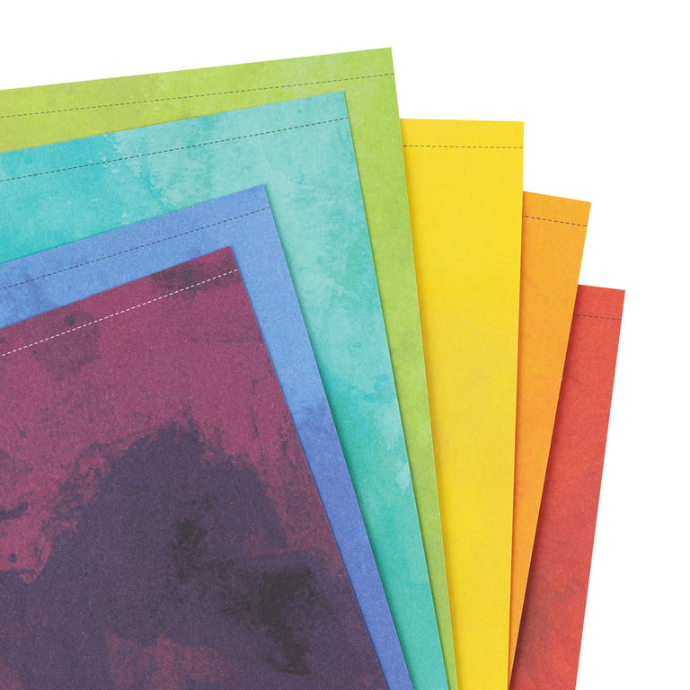 WATERCOLOUR PAPER PAD -Bockingford Tint 'RAINBOW' - 10 sheets - 5
