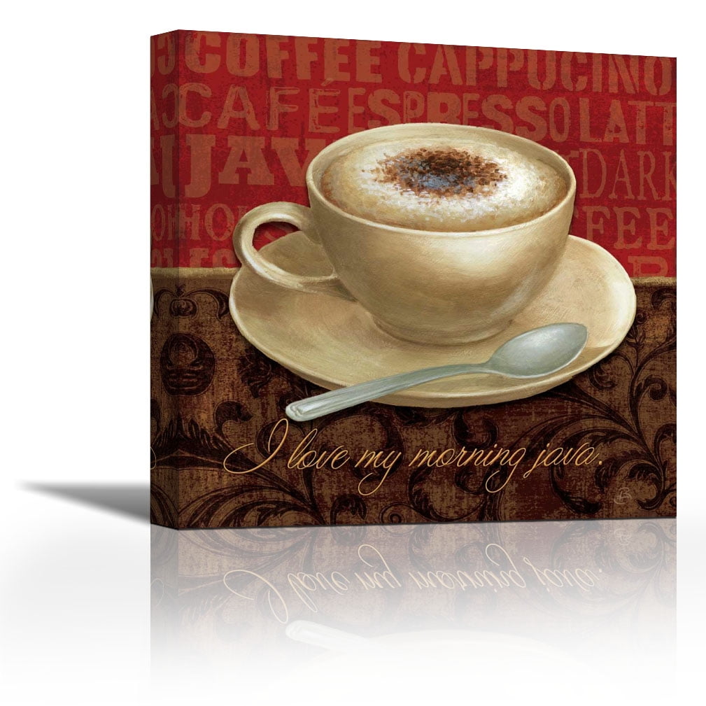 Global Gallery Cappuccino Giclee Stretched Canvas Artwork 18 x 24