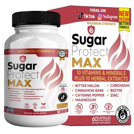 GreenVify SugarProtect Max – Blood Sugar & Metabolic Wellness Support Dietary Supplement