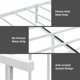 thumbnail image 2 of Oak tamaño completo size almacenamiento cama de plataforma con rattan accent, 4 cajones, de madera cabecero, y LED light strip - no box spring required, 2 of 5