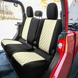 FH Group Custom Fit Neoprene Car Seat Cover for 2011 2021 Jeep Grand Cherokee Red Rear Set Seat Covers with Air Freshener Walmart