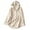 Beige, variant on Women's Cotton Linen Hooded Button Front Sun Shirt Jacket, Lightweight Long Sleeve Cover Up with UPF 50+ Protection, Breathable Outdoor Safari Coat for Hiking Travel Daily Summer Wear Beige L