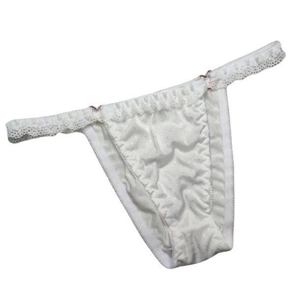 Tanga sexy sin costuras estampada para mujer - Ropa interior de cintura baja con doble tirante que realza las caderas - Algodón puro