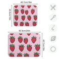 thumbnail image 4 of Yayeee Dish Drying Mat for Kitchen Counter 18"x24" Microfiber Absorbent Pad, Cartoon Strawberry, 4 of 7