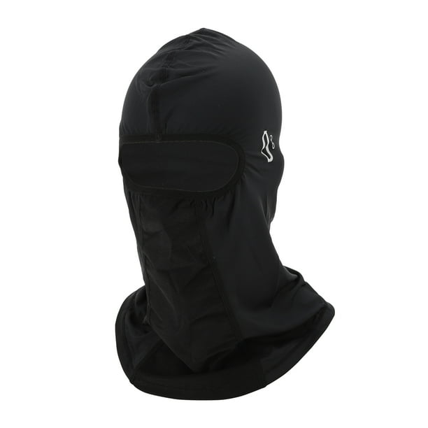Pasamontañas de ciclismo, máscara de cara completa, cubierta para el cuello, a prueba de viento, fuerte protección solar | Negro 1 pieza