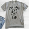 thumbnail image 2 of English Bullog Dad T-shirt, Unisex Men's Shirt, English Bulldog Owner, Cool Dog Dad Gift, Dark Heather Gray, XX-Large, 2 of 6