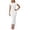 White, variant on Wdgfv Women's Long Bodycon Dresses Leopard Print Casual Maxi Club Party Tight Dress Short Sleeve