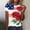 Z # Red 5, variant on Yotami Womens Patriotic T Shirts American Flag Short Sleeve Graphic Tees Fashion Casual Summer July 4th Clothing M