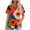 Multicolor, variant on Loose Summer Tops for Women Oversized Short Sleeve Floral Shirt Trendy Casual Pullover, Blue, S