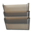 thumbnail image 2 of Deflecto Unbreakable DocuPocket - Système de Poche pour Fichiers Muraux - 3 Compartiments - pour Lettres - Fumée, 2 of 2