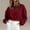 A_Wine#21, variant on Yteetum Women's Cropped Sweatshirts Oversized Long Sleeve Crewneck Athletic Sweatshirt Womens Solid Loose Comfy Workout Gym Sweatshirts Fall Winter Outfits