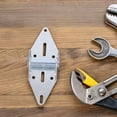 thumbnail image 1 of PAMINGONO 2pcs Garage Door Top Hinge Silver Iron Noise Reduction For DIY Users, 1 of 6