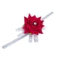 thumbnail image 5 of Pulseras de boda elegantes Sonducket para dama de honor flores de muñeca rojo blanco, 5 of 6