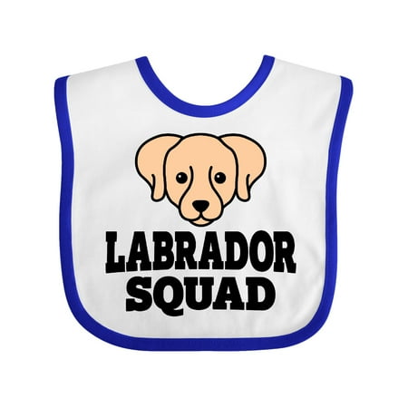 

Inktastic Dog Golden Labrador Squad Gift Baby Boy or Baby Girl Bib