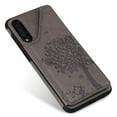 thumbnail image 6 of Dteck Embossed Case For Samsung Galaxy A50 A50s A30s, Embossed Tree PU Leather Flip Back Stand Case Built-in Card/Money Slots Wallet Back Soft Cover, Gray Tree, 6 of 6