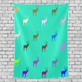 thumbnail image 1 of EREHome Colorful Reindeer Home Decoration Wall Tapestry 60x40 inches, 1 of 4